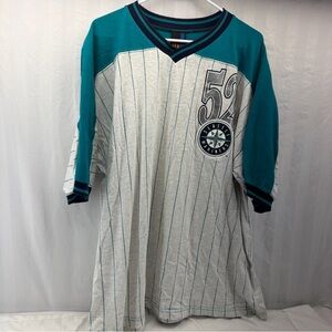 Teal and Gray Short Sleeve Men's Tee